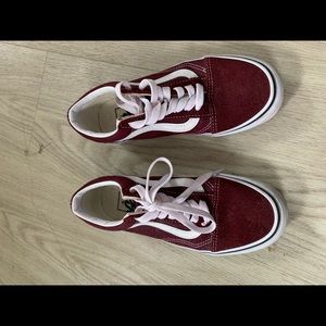 Maroon Vans